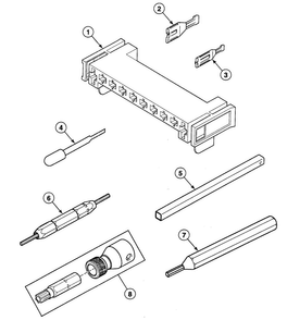 Tools Diagram and Parts List for SDE507QF1500  Speed Queen Dryer
