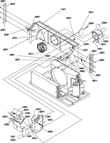 Chassis 2 Diagram and Parts List for PTC094A00HA P1214104R Amana Air Conditioner