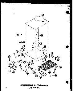 Section 13 Diagram and Parts List for TC18N-A-P60303-59WA  Amana Refrigerator