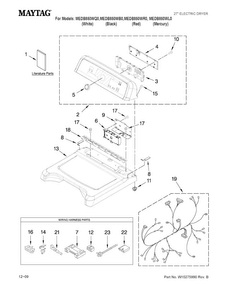 Part Location Diagram of W10201171 Whirlpool Guide, Quick Start