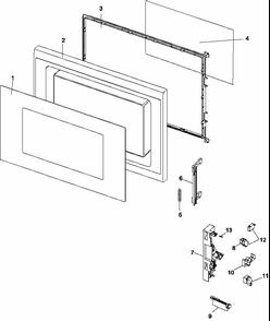 Part Location Diagram of RP2100003 Whirlpool MNL, PTS DOM MICRO
