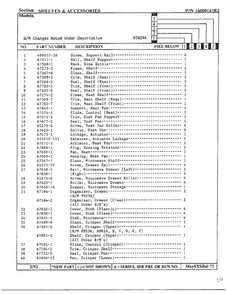 Shelves And Accessories Page 2 Diagram and Parts List for 24712  Maytag Refrigerator