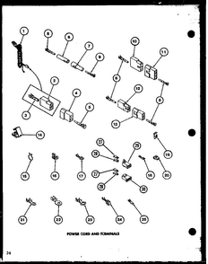 Section 3 Diagram and Parts List for LG2412 P7762218W W Amana Dryer