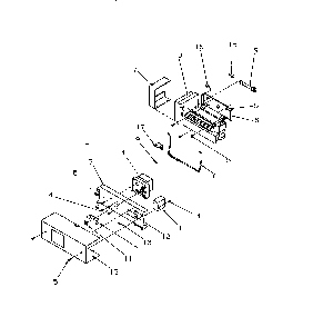 Ice Maker Parts Diagram and Parts List for SXD22S2E-P1190416WE  Amana Refrigerator