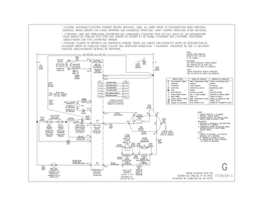 Wiring Diagram Diagram and Parts List for CDG7700LW1  Crosley Dryer