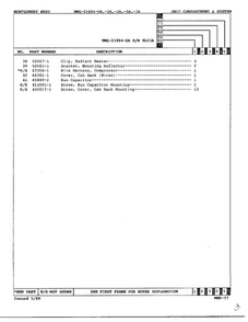 Unit Compartment And System Page 3 Diagram and Parts List for 21894A  Admiral Refrigerator