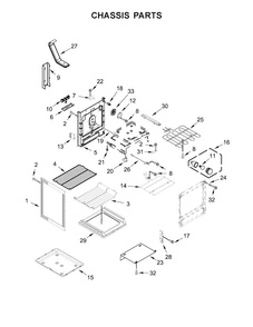 Part Location Diagram of W10516115 Whirlpool SCREW