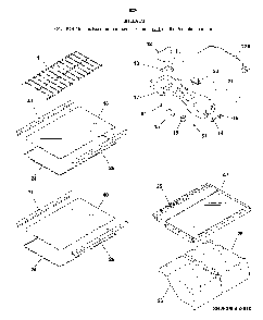 Shelves Diagram and Parts List for 25360302613  Kenmore Refrigerator