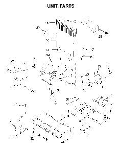 Unit parts Diagram and Parts List for MFF2558FEZ05  Maytag Refrigerator
