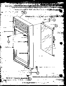 Section 1 Diagram and Parts List for RL6-1020ET P76383-3M Amana Microwave