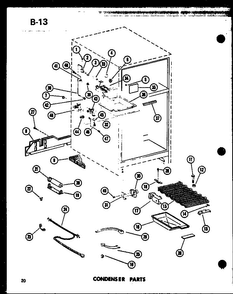 Condenser Parts Diagram and Parts List for TC18D-L-P74660-5WL  Amana Refrigerator