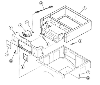Part Location Diagram of 510068P Maytag Card read/brackt asy