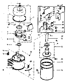 Vacuum Cleaner Parts Diagram and Parts List for 1164052090  Kenmore Central Vacuum
