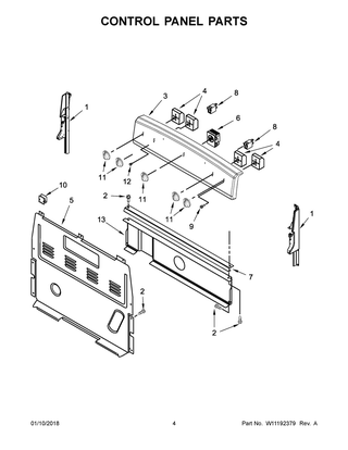 Part Location Diagram of WP340882 Whirlpool Screw