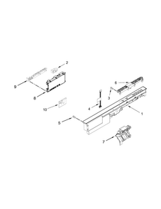Part Location Diagram of W11232015 Whirlpool SCREW