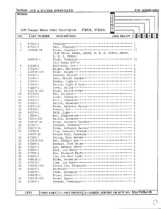 Ice And Water Dispenser Page 2 Diagram and Parts List for 22752  Maytag Refrigerator