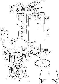 Part Location Diagram of 9001698 Maytag Dip tube