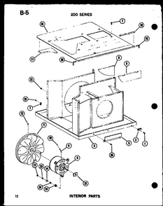 Section 10 Diagram and Parts List for 218-3K P67535-5R Amana Air Conditioner