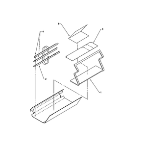 Adjustable Sub Base Kits Diagram and Parts List for HALP06 P1129107F Amana Air Conditioner