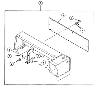 Security Kit Diagram and Parts List for SWTC20WM  Speed Queen Washer