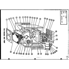 Pkh Package Heat Pump Diagram and Parts List for PKH4-3A P52776-28C Amana Air Conditioner