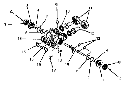 70394 By-pass Valve Diagram and Parts List for DK5030  Speed Queen Trash Compactor