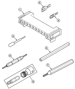 Tools Diagram and Parts List for SDE607LF  Speed Queen Dryer