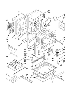 Part Location Diagram of WP74011220 Whirlpool LIGHT ASY-