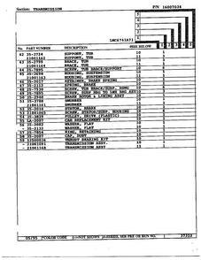 Transmission Page 3 Diagram and Parts List for 6741A71  Norge Washer