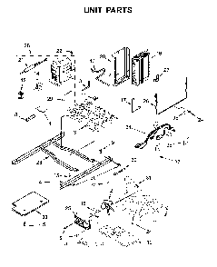 Unit Parts Diagram and Parts List for 1064650043713  Kenmore Refrigerator