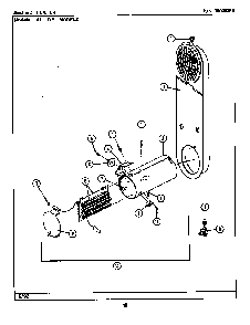 Heater Diagram and Parts List for LSE9900AFE  Maytag Washer Dryer Combo