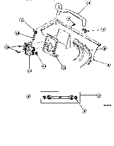 Inlet Hose, Fill Hose And Mixing Valve Bracket Diagram and Parts List for LW8363W2 PLW8363W2B Amana Washer