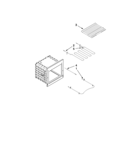 Internal Oven Parts Diagram and Parts List for JES9750BAB17  Jenn-Air Range