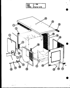 Part Location Diagram of C5850014 Maytag PANEL Assembly