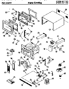Section 4 Diagram and Parts List for 80 51001 Amana Microwave