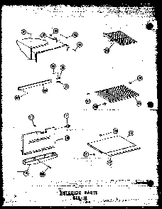 Section 5 Diagram and Parts List for ESRF16-C-P30303-3WC  Amana Refrigerator