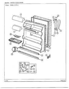 Part Location Diagram of 60603-36 Whirlpool Insert, nameplate