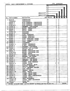 Unit Compartment And System Page 2 Diagram and Parts List for 621447  Admiral Refrigerator