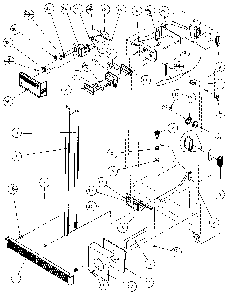 Refrigerator/freezer Controls And Cabinet Diagram and Parts List for 36798-P1152602W  Amana Refrigerator