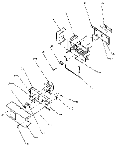 Ice Maker Diagram and Parts List for SSD25NB-P1162409W  Amana Refrigerator