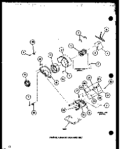 Section 7 Diagram and Parts List for LG2512 P7762230W W Amana Dryer