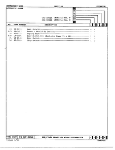 Gas Dryer/ Exterior Page 3 Diagram and Parts List for 8215A REV F Norge Dryer