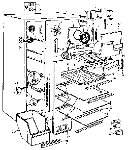 Part Location Diagram of 65856-2 Maytag Bracket, mounting fan motor