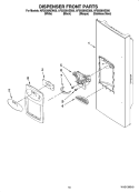 Part Location Diagram of WP13005701W Whirlpool Chute Assembly - White