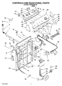 Part Location Diagram of W10151489 Whirlpool HARNS-WIRE