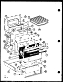 Page 11 Diagram and Parts List for RCC1020 P8576902S Amana Microwave Oven Combo