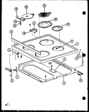Page 1 Diagram and Parts List for ARR600 P8587701S Amana Range