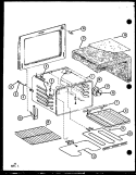 Page 3 Diagram and Parts List for ARR600 P8587701S Amana Range