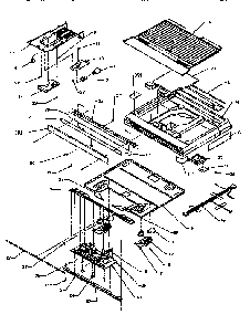 Divider Block Diagram and Parts List for TX21R2-P1157609W  Amana Refrigerator