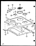 Page 7 Diagram and Parts List for ARR610 P8587710S Amana Range